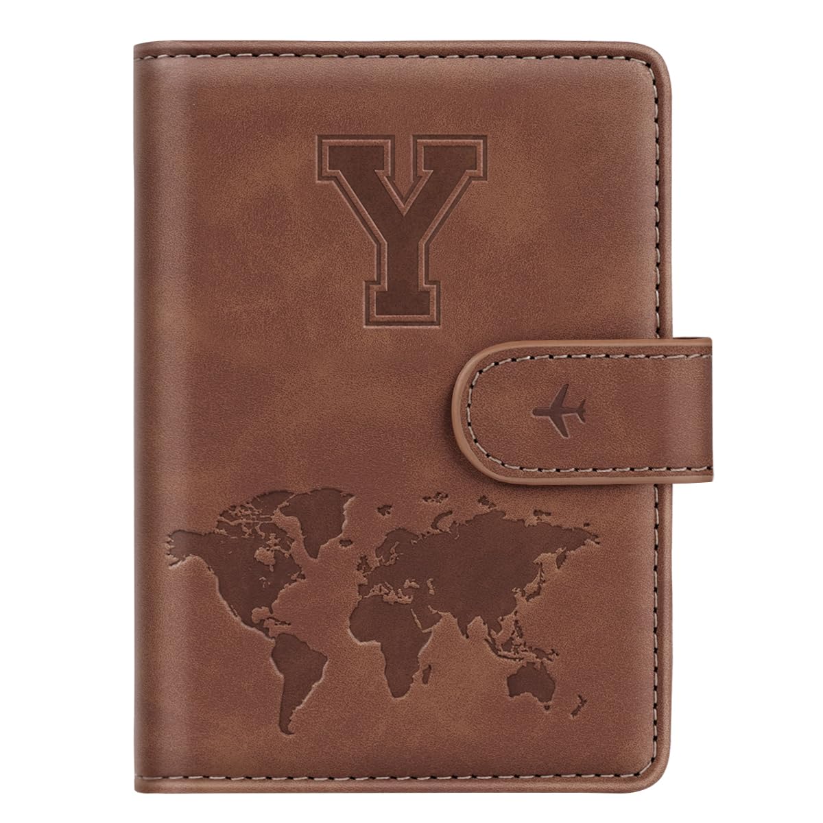 Passport Holder Cover Initial Letter A-Z Travel Wallet Personalized