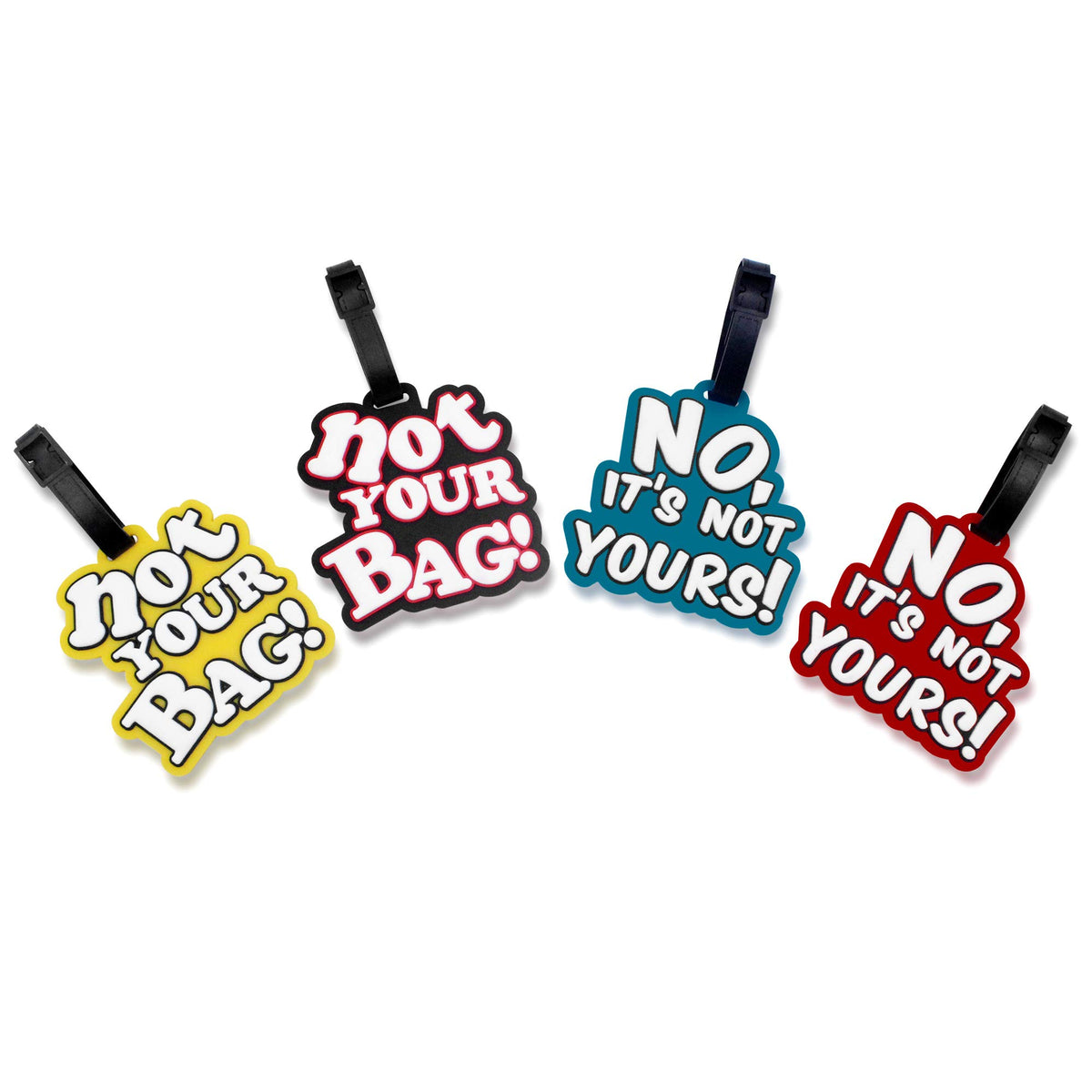 4 Pcs Set White Dog Charlie Brown Silicone Travel Luggage Baggage Identification Labels ID Tag for Bag Suitcase Plane Cruise Ships with Belt Strap