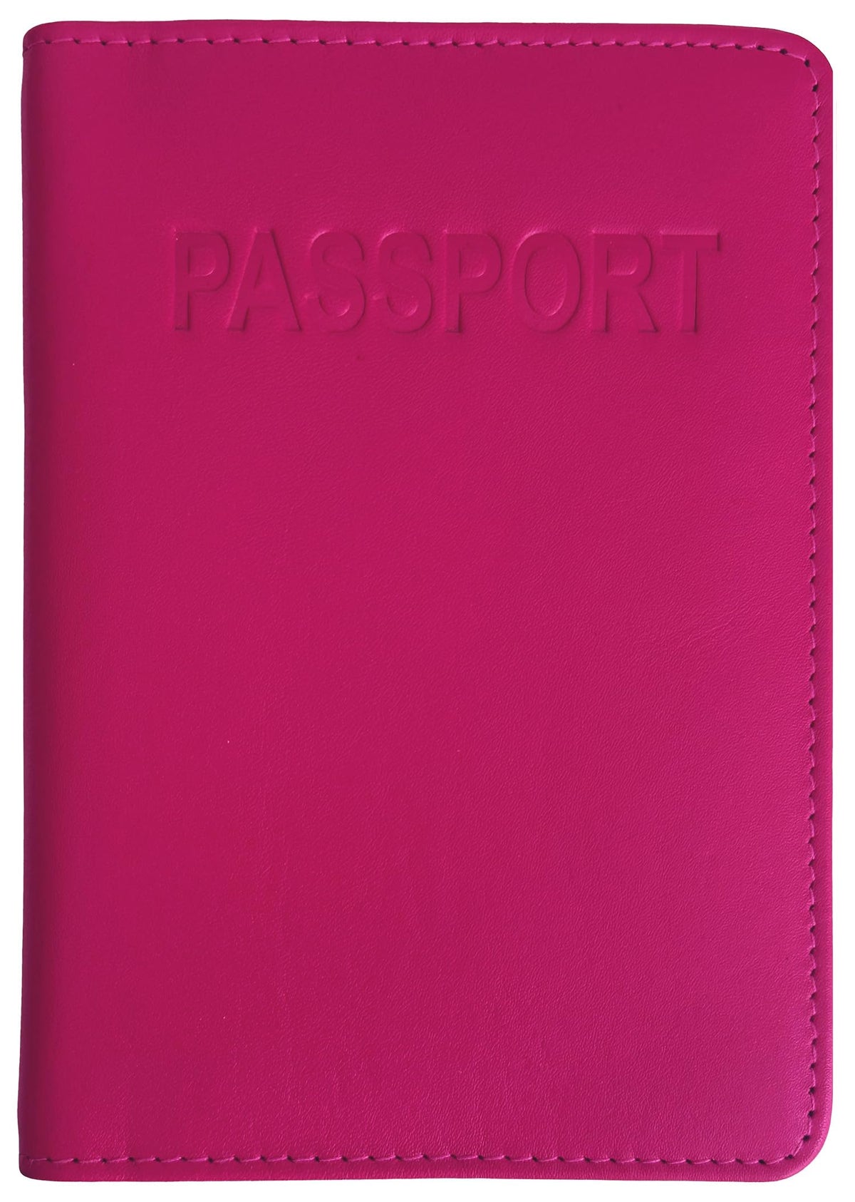 Antique Saddle Genuine Leather RFID Passport Cover