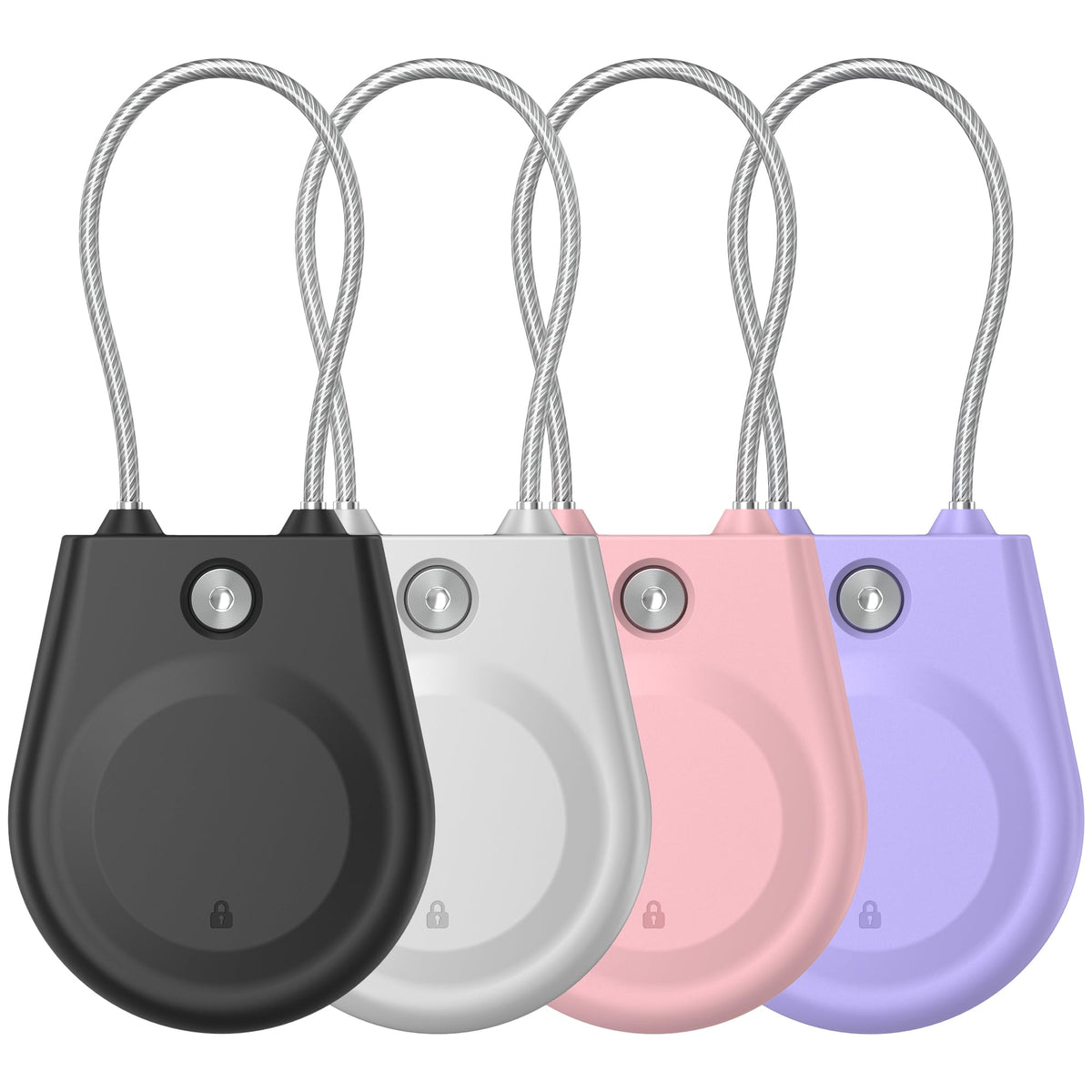 for AirTag Holder (1st & 2nd Generation) Airtag Lock Case with Wire Cable