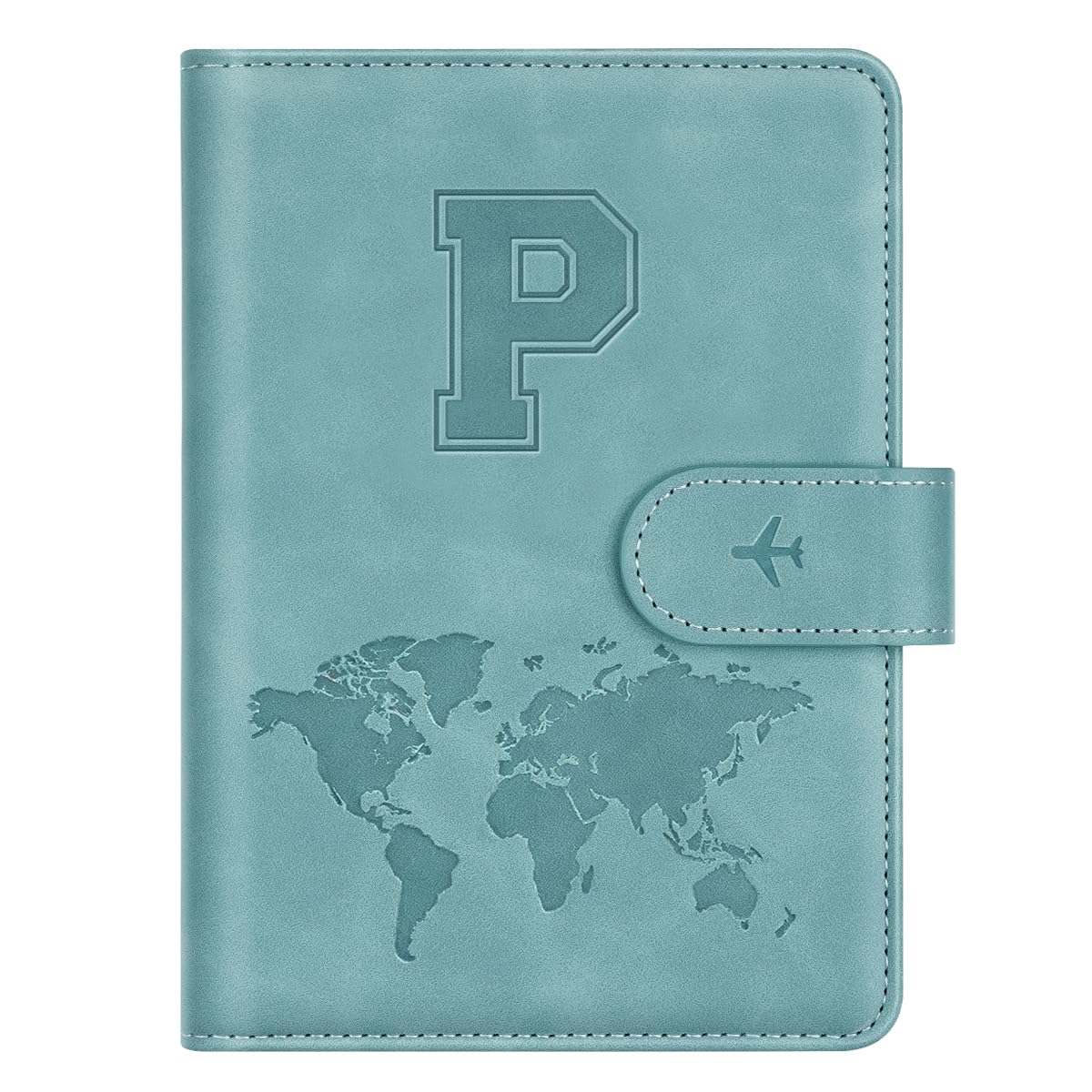 Passport Holder Cover Initial Letter A-Z Travel Wallet Personalized