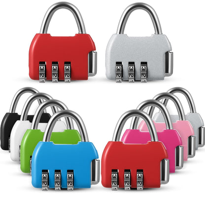 Moxweyeni 10 Pcs Digit Combinations Padlock Safe Cipher Lock