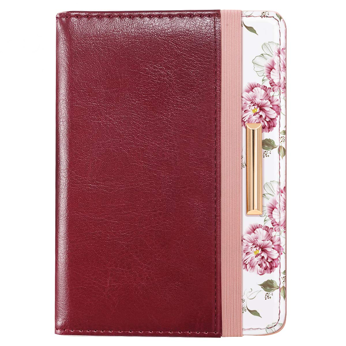 Coco Rossi Passport Holder Cover RFID Cute Slim Travel Wallet Women