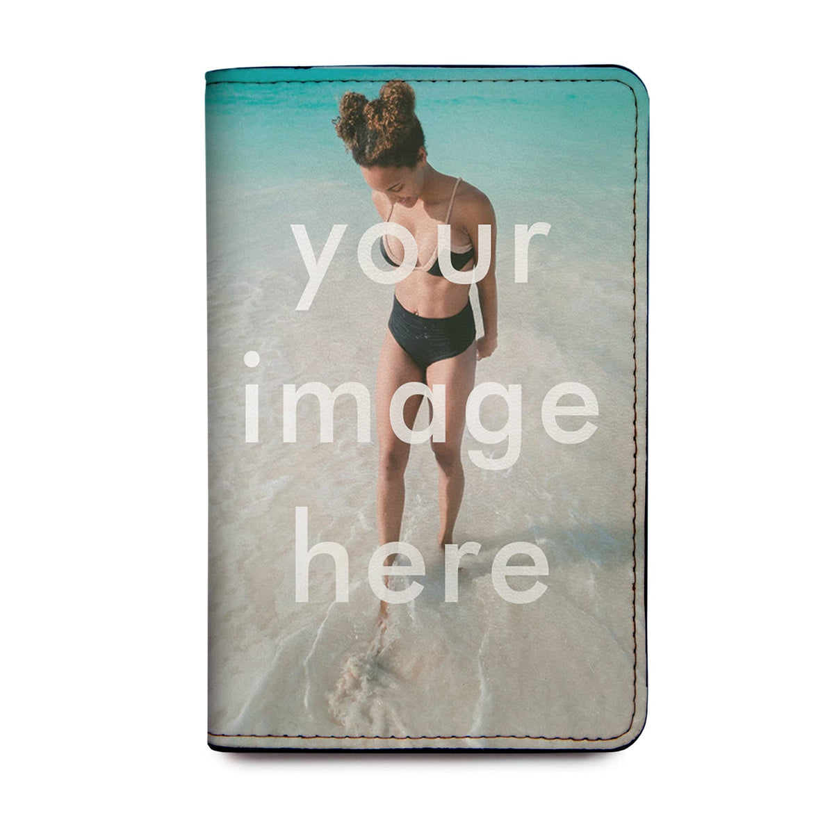 Personalized Passport Holder - Custom Vegan Leather RFID Passport Cover