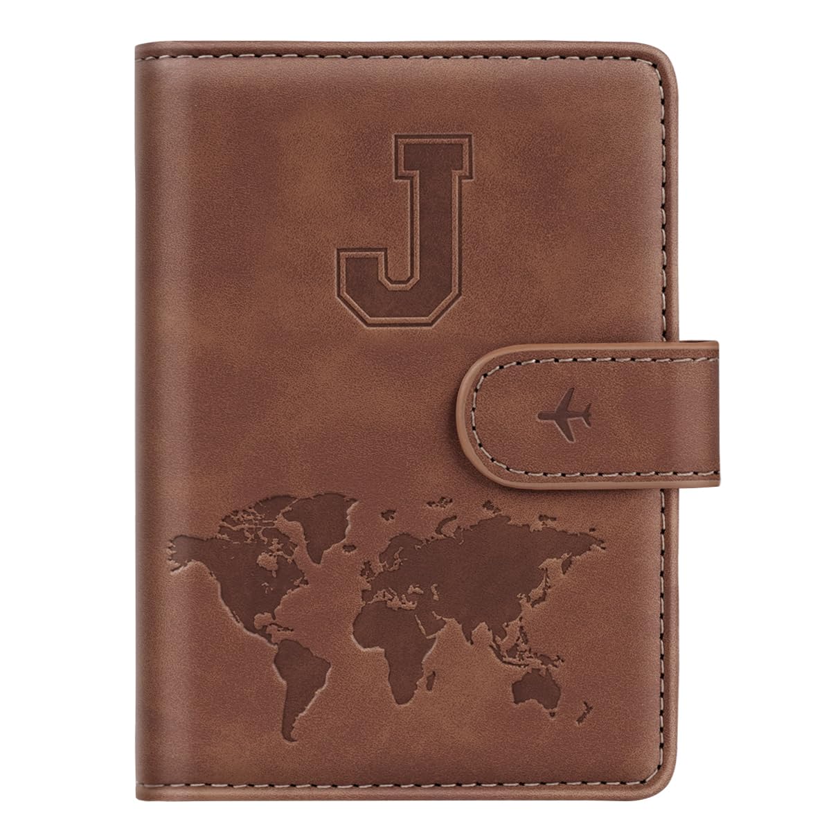 Passport Holder Cover Initial Letter A-Z Travel Wallet Personalized