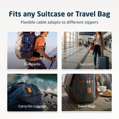 TravelMore TSA Approved Luggage Locks, Travel Combination Cable Locks