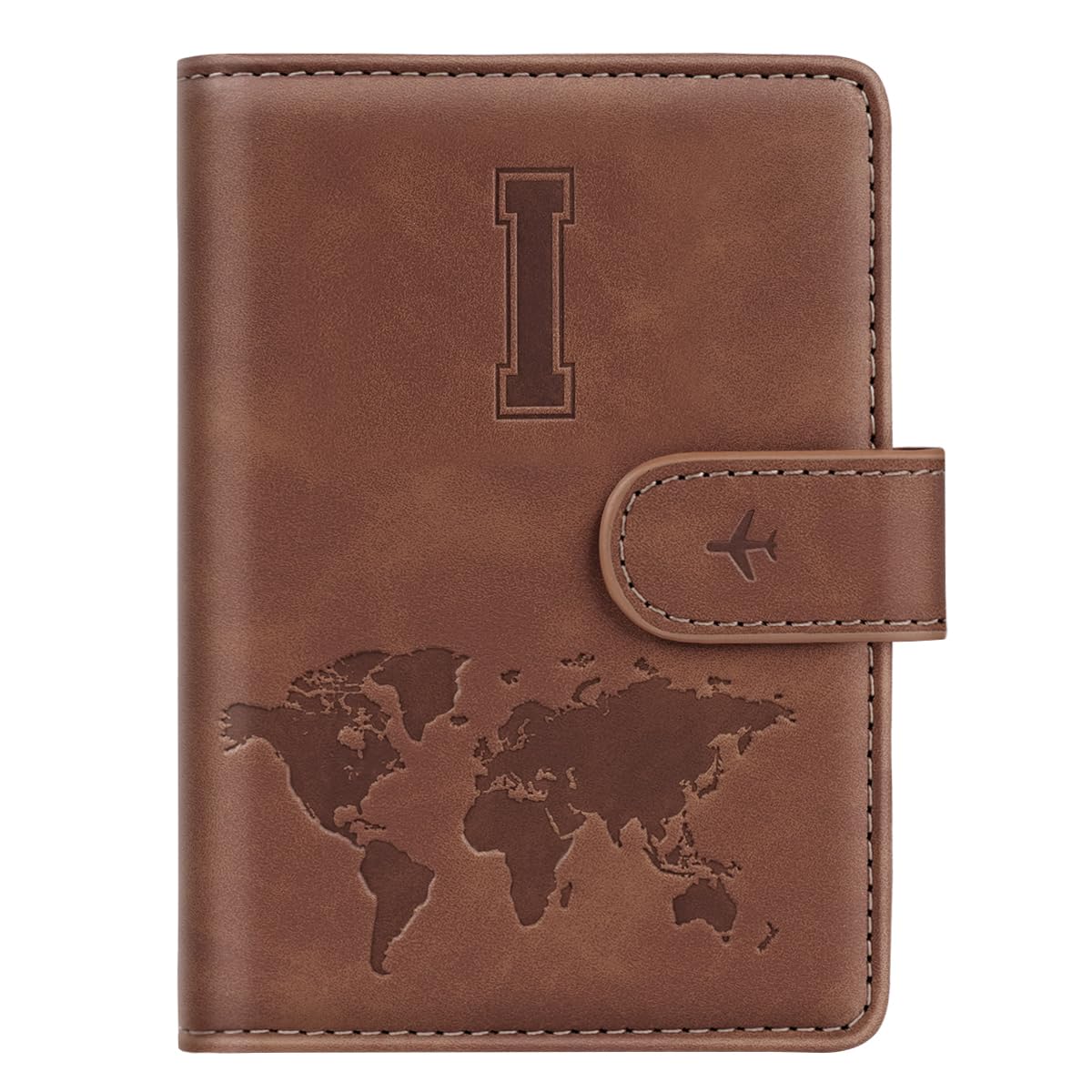 Passport Holder Cover Initial Letter A-Z Travel Wallet Personalized