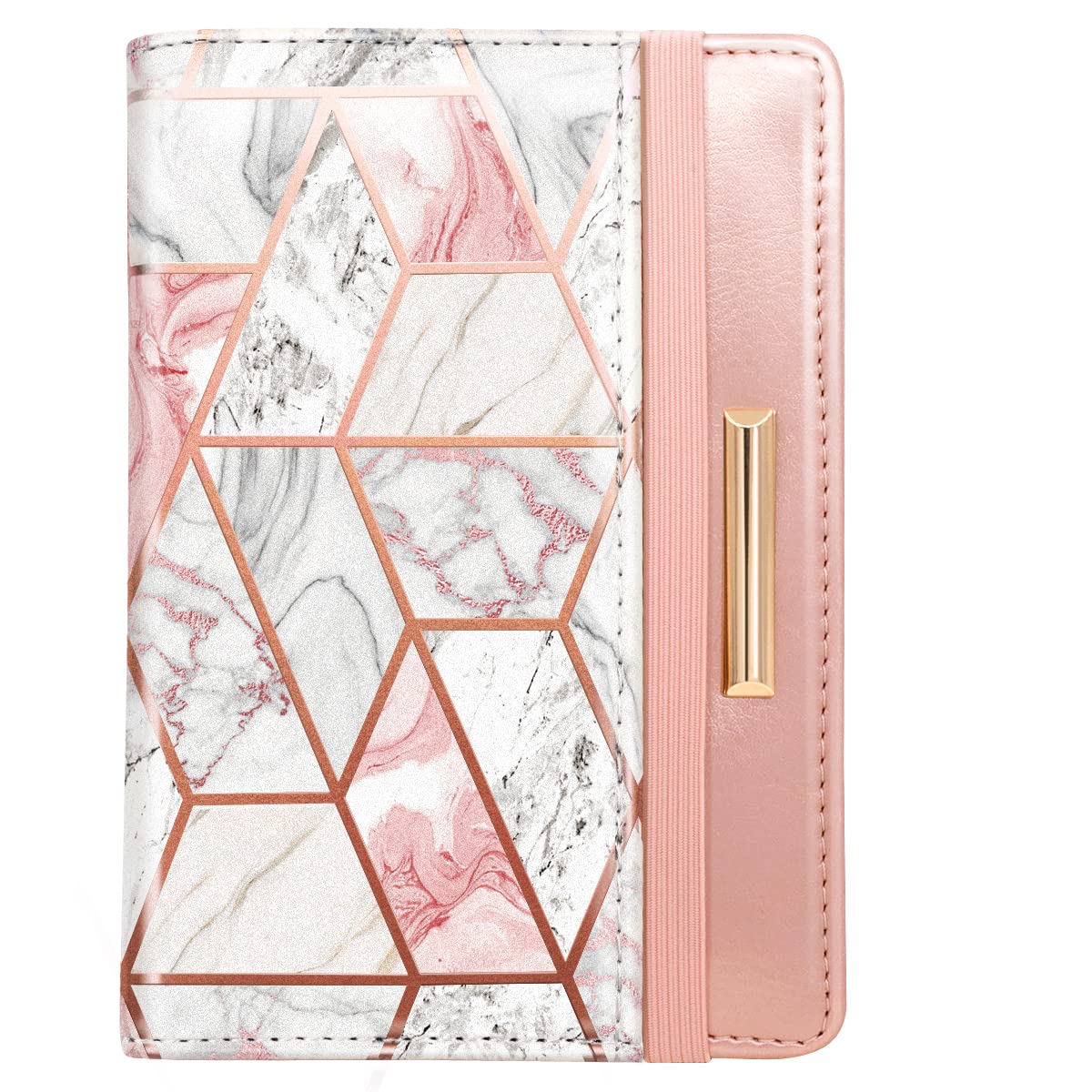 Coco Rossi Passport Holder Cover RFID Cute Slim Travel Wallet Women