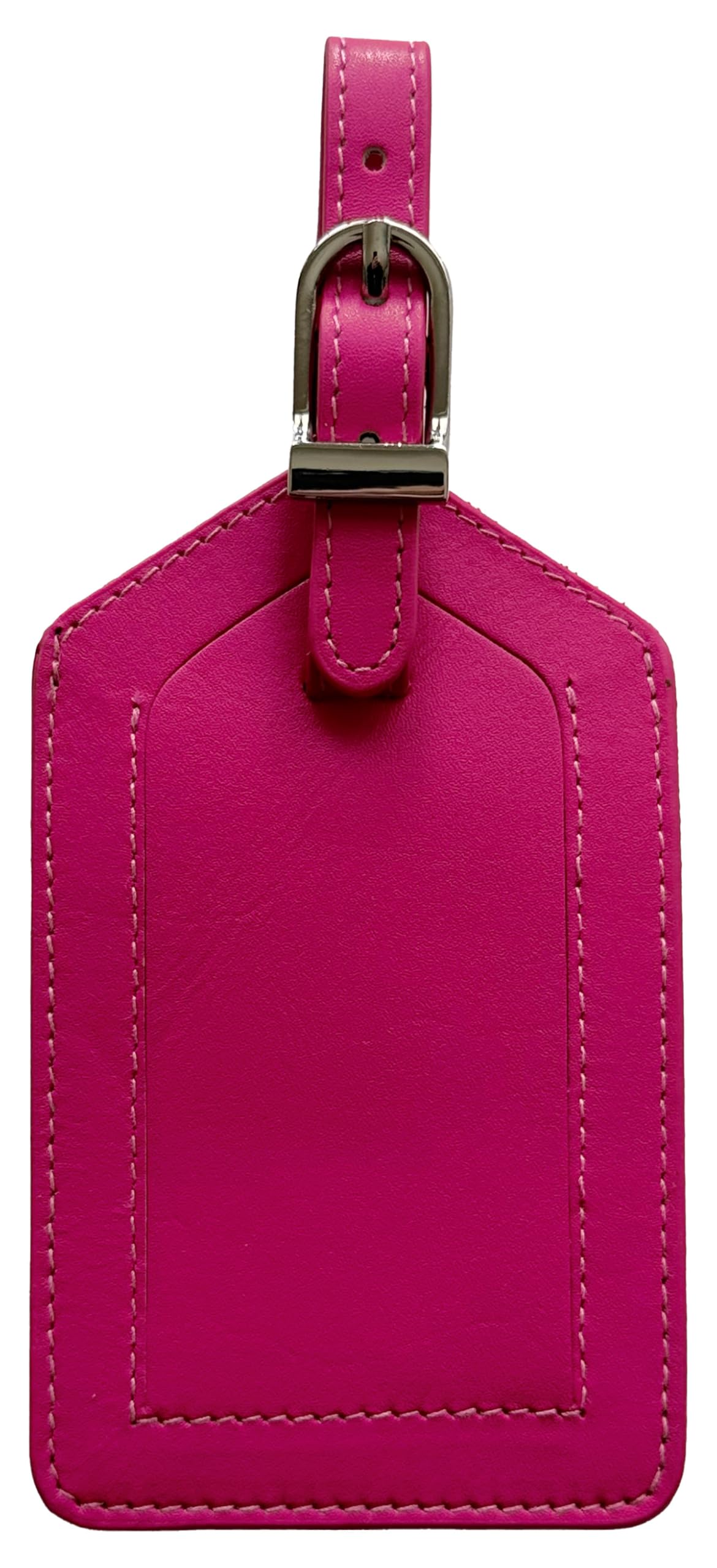 Emerald Green Genuine Top Grain Leather Luggage Tag