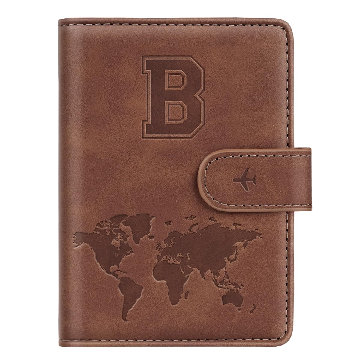 Passport Holder Cover Initial Letter A-Z Travel Wallet Personalized