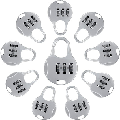 Moxweyeni 10 Pcs Digit Combinations Padlock Safe Cipher Lock