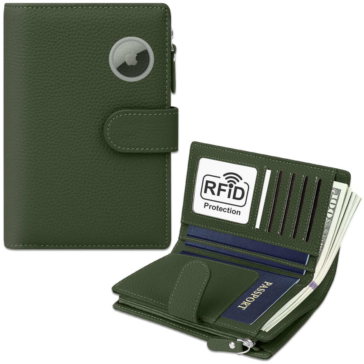 Passport Holder for Travel RFID Blocking Passport Cover Travel Wallet