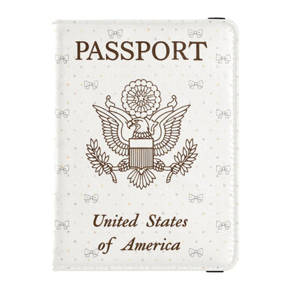ALAZA Passport Holder, USA Leopard Passport Cover Travel Wallet with Credit Card Slots Rfid Wallet Waterproof Documents Organizer Women Men