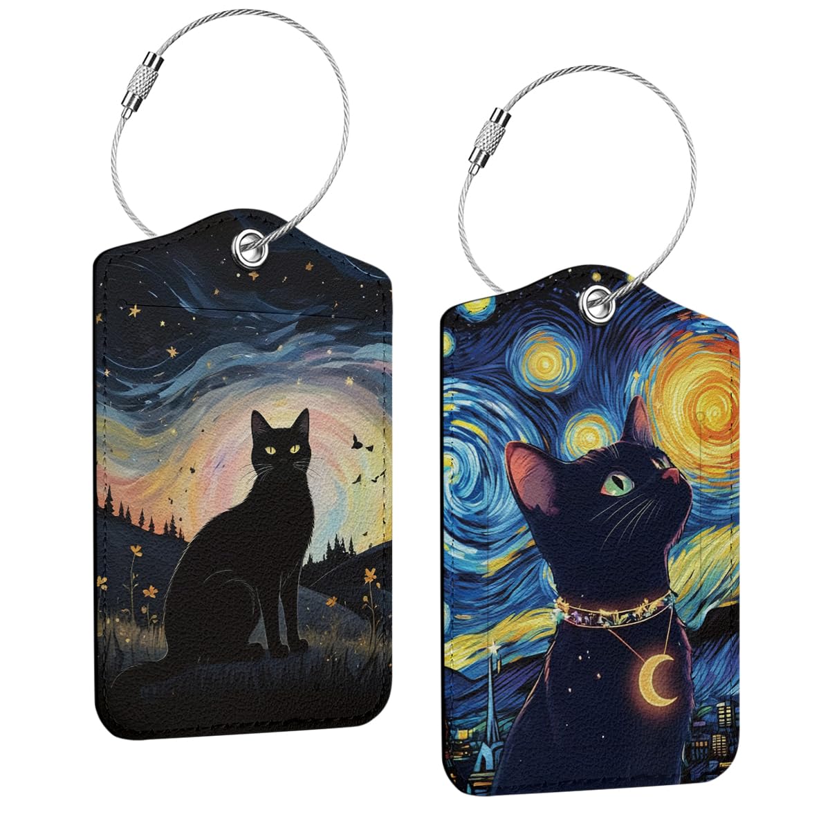 Funny Luggage Tag, Quotes Suitcase Tags with Privacy Flap Metal Loop