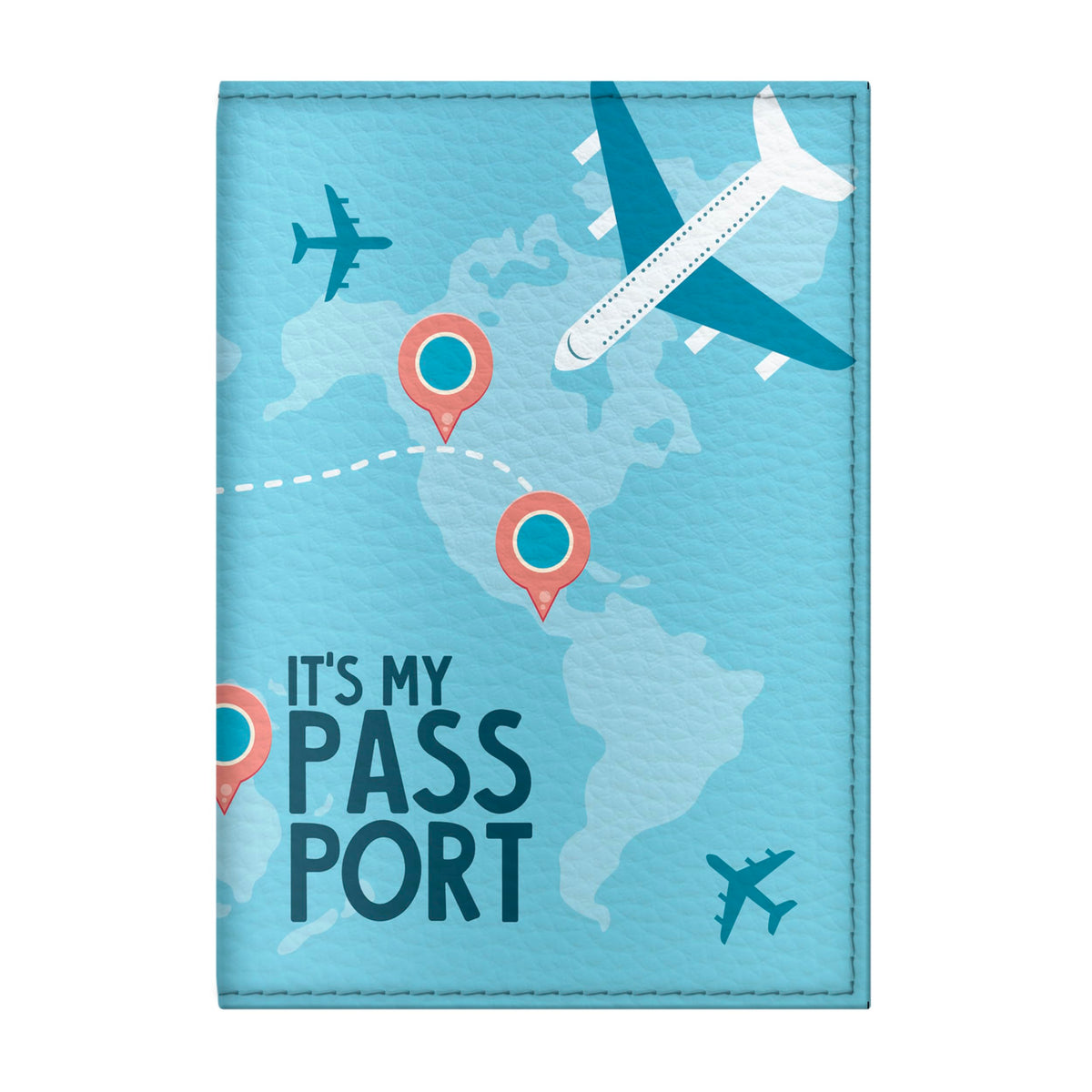 Passport Cover for Kids, Women and Men, Cute Travel Passport Holder (Tourist Pattern)
