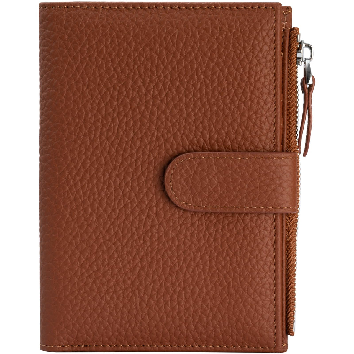 Passport wallet and Card Slot Combo RFID Blocking Leather Travel Passport Wallet for Men and Women with Zippered Coins Pocket Passport holder, Deep Green