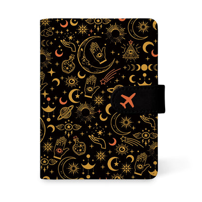 Game Passport Holder for Travel Essentials, Gamer RFID Blocking Wallet Case