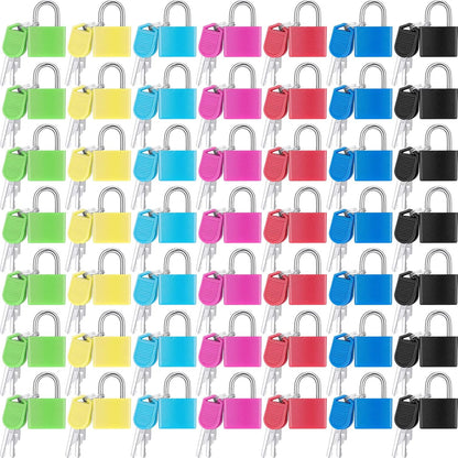 Yulejo 49 Pieces Small Locks with Keys, Mini Padlocks for Luggage Suitcase