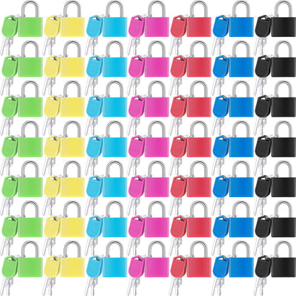 Yulejo 49 Pieces Small Locks with Keys, Mini Padlocks for Luggage Suitcase