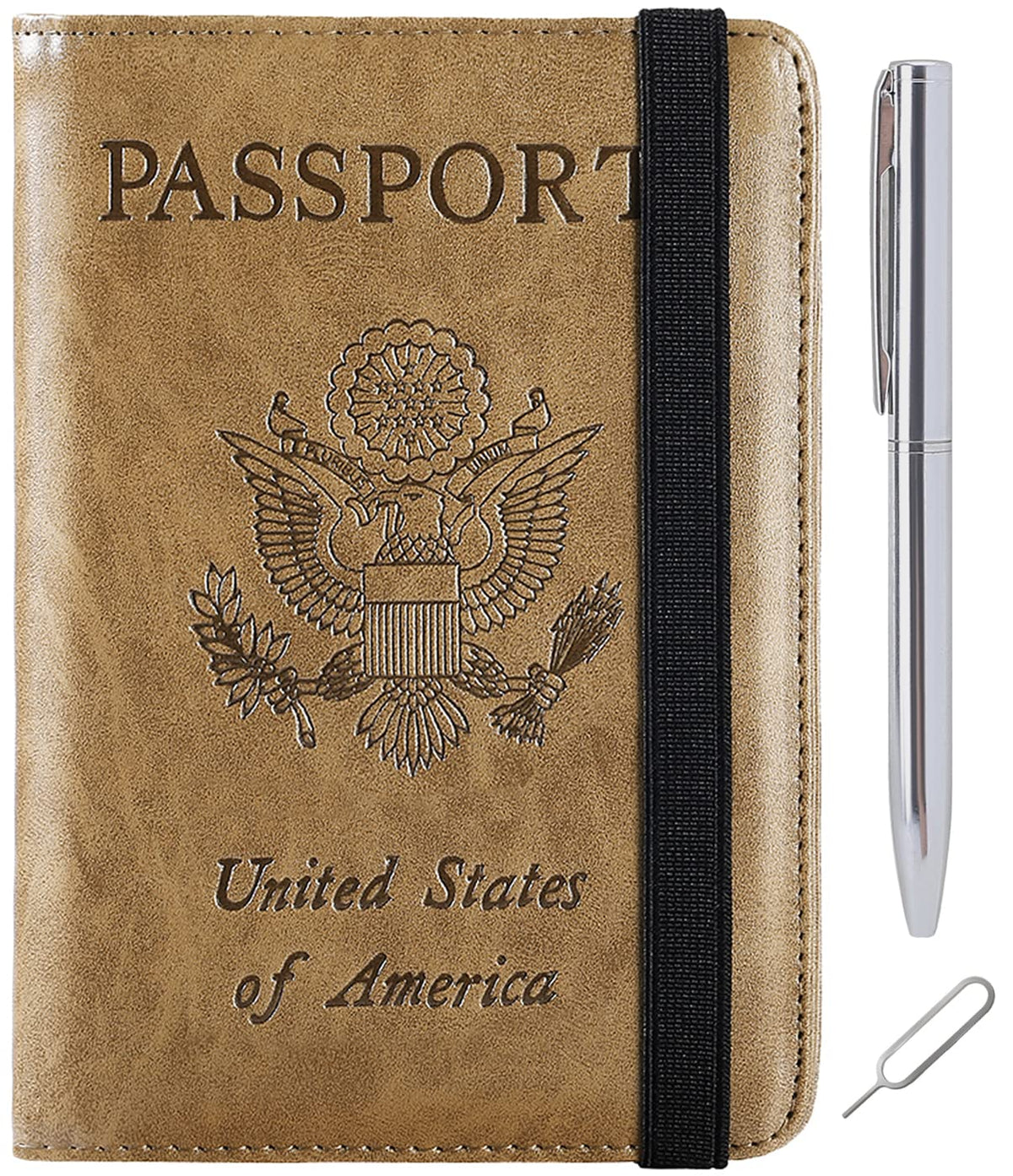 Airtag Passport Holder, Travel Essentials, Passport Cover, RFID Wallet