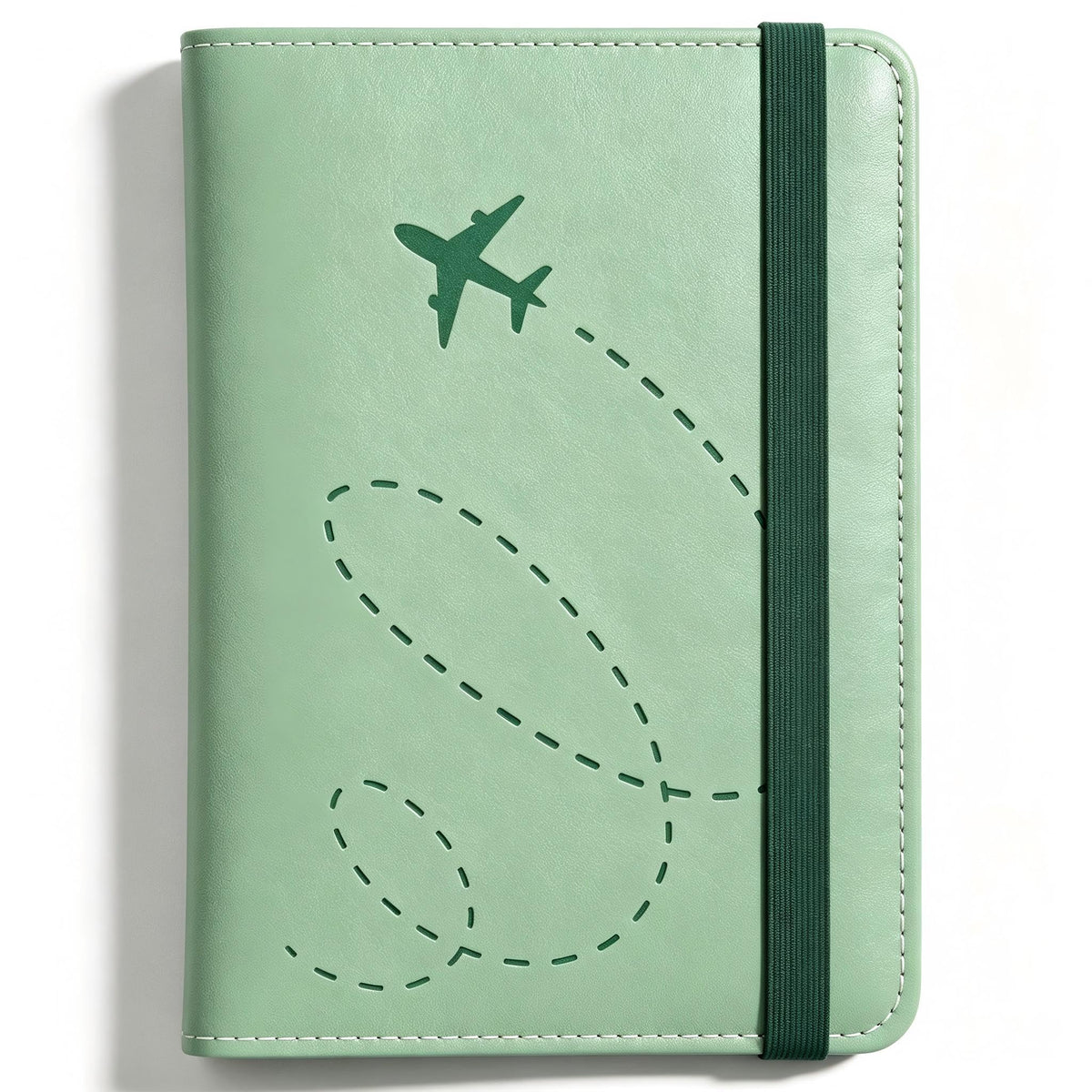 Passport Holder Featuring Delicate Pink and White Blooms PU Leather Travel Document Wallet Feminine Passport Cover for Women 5.9 x 4.3 Inches