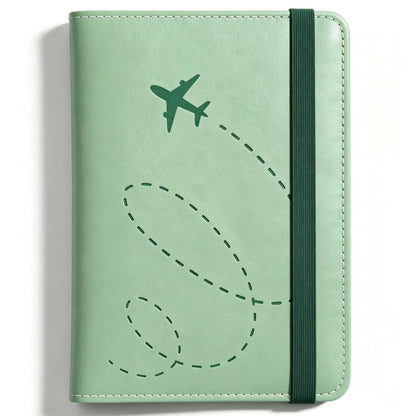 Passport Holder Featuring Delicate Pink and White Blooms PU Leather Travel Document Wallet Feminine Passport Cover for Women 5.9 x 4.3 Inches
