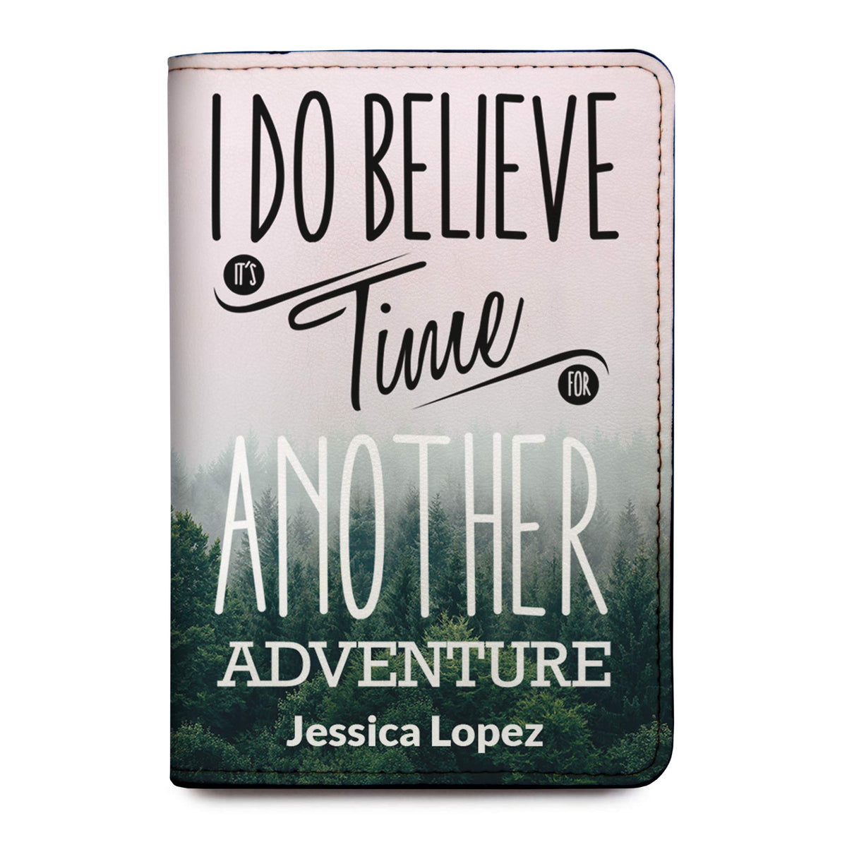 Personalized Passport Holder - Custom Vegan Leather RFID Passport Cover