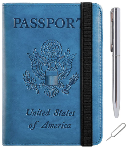 Airtag Passport Holder, Travel Essentials, Passport Cover, RFID Wallet