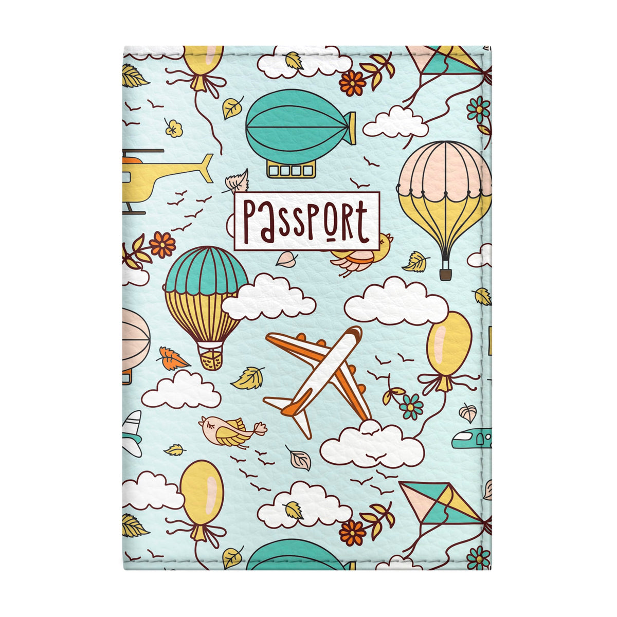 Passport Cover for Kids, Women and Men, Cute Travel Passport Holder (Tourist Pattern)