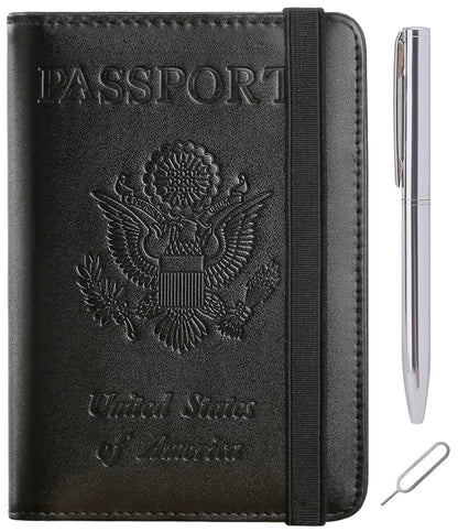 Airtag Passport Holder, Travel Essentials, Passport Cover, RFID Wallet