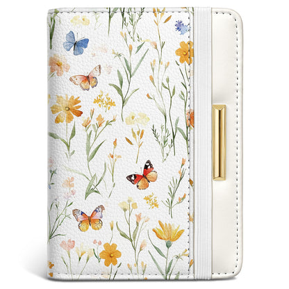Coco Rossi Passport Holder Cover RFID Cute Slim Travel Wallet Women