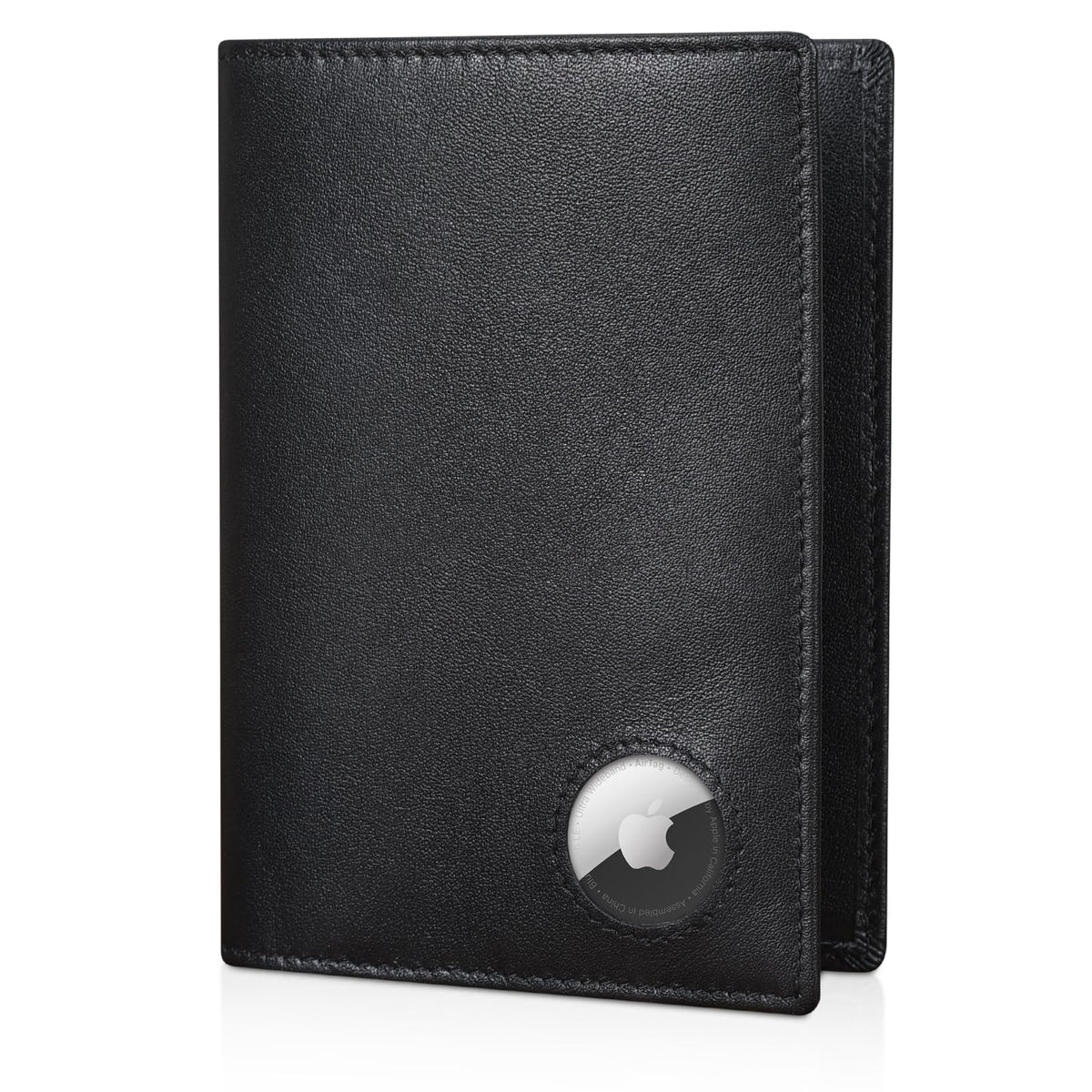 Polare Slim RFID Blocking Leather Passport Holder Travel Bifold Wallet For Men