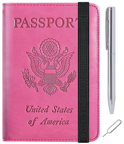 Airtag Passport Holder, Travel Essentials, Passport Cover, RFID Wallet