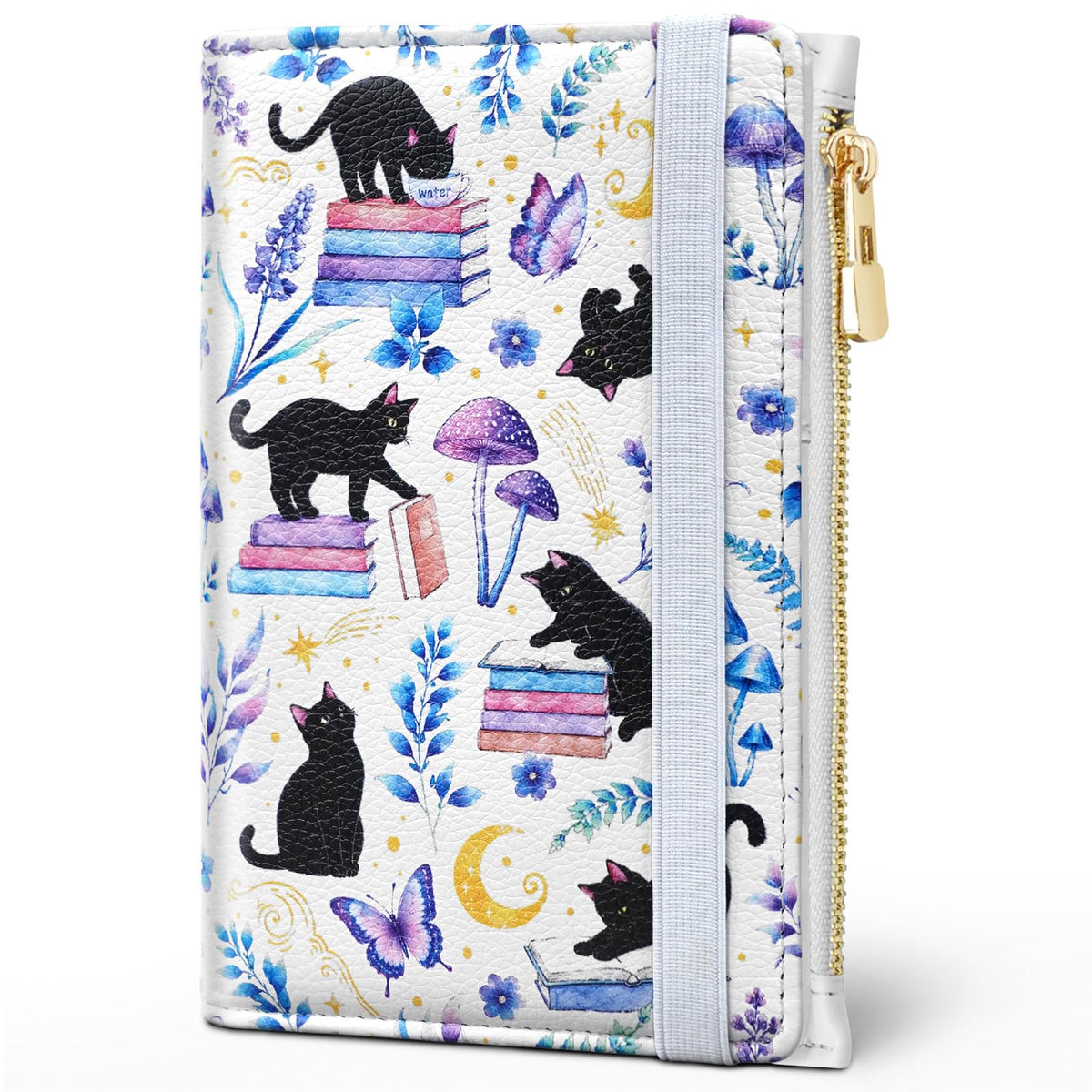 Passport Holder for Travel, RFID Blocking Passport Cover for Women Zipper