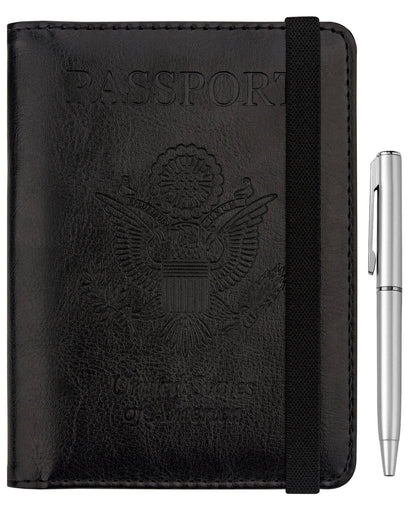 WALNEW Passport Holder for Travel, RFID Passport Wallet, Travel Essentials