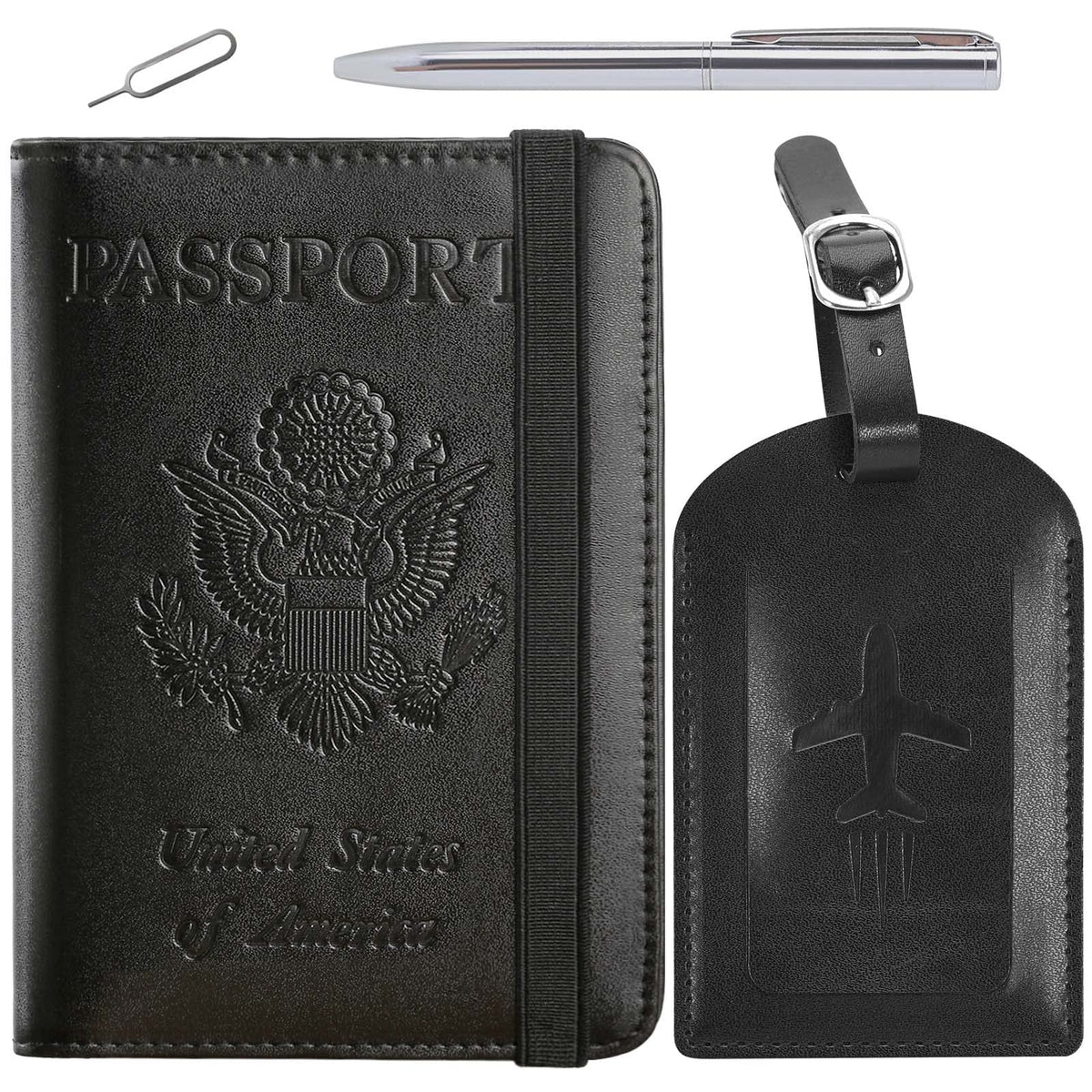 Airtag Passport Holder, Travel Essentials, Passport Cover, RFID Wallet