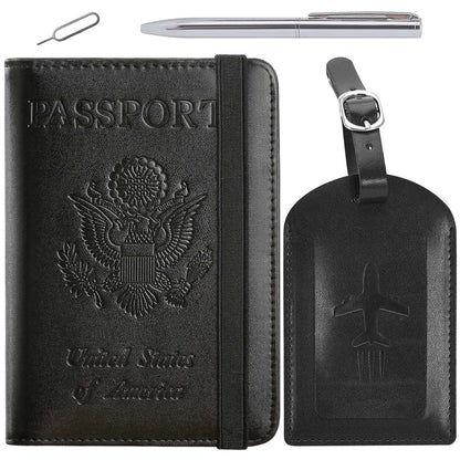 Airtag Passport Holder, Travel Essentials, Passport Cover, RFID Wallet
