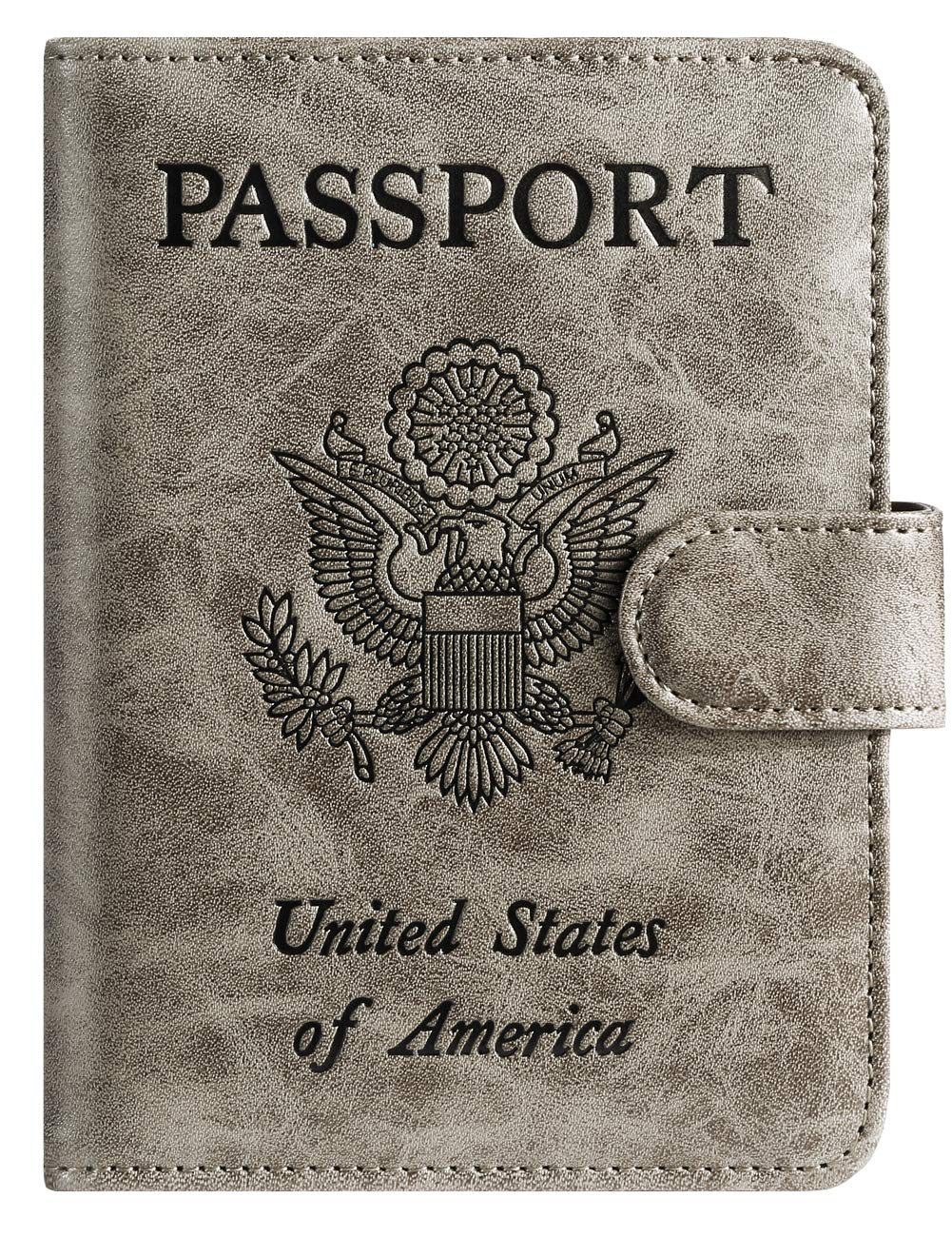 Airtag Passport Holder Cover Wallet RFID Blocking, Travel Essentials