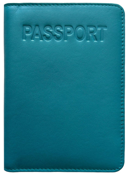 Antique Saddle Genuine Leather RFID Passport Cover