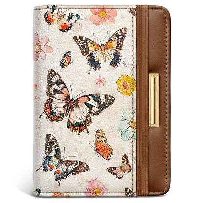 Coco Rossi Passport Holder Cover RFID Cute Slim Travel Wallet Women