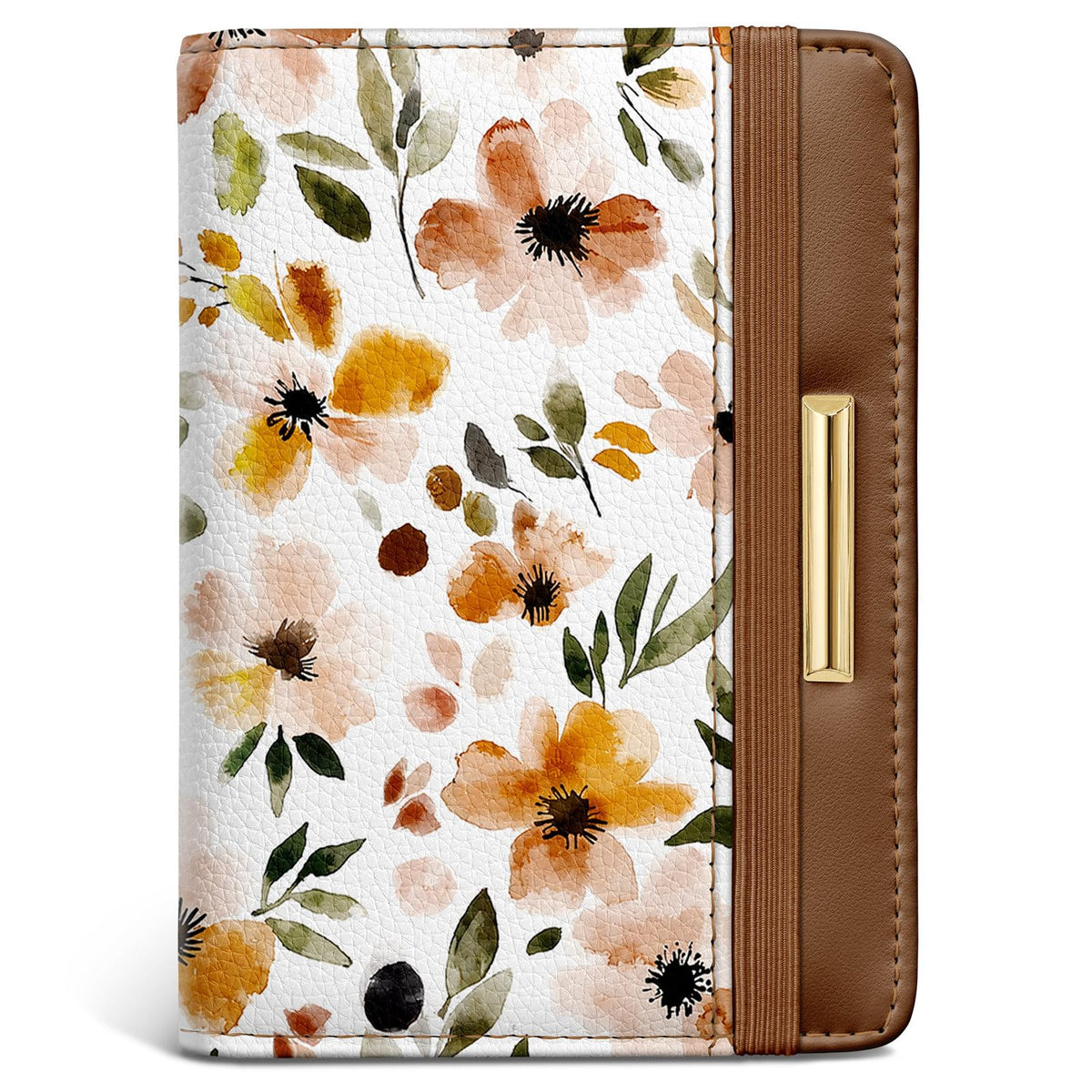 Coco Rossi Passport Holder Cover RFID Cute Slim Travel Wallet Women