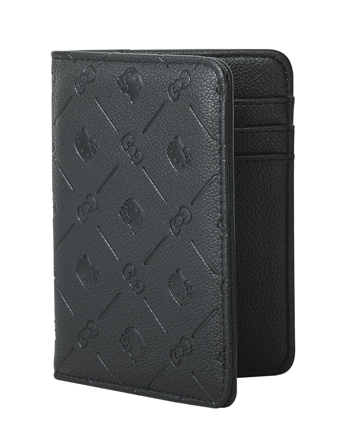Hello Kitty Passport Holder for Travel Official License, Black Passport