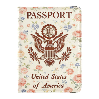 ALAZA Passport Holder, USA Leopard Passport Cover Travel Wallet with Credit Card Slots Rfid Wallet Waterproof Documents Organizer Women Men
