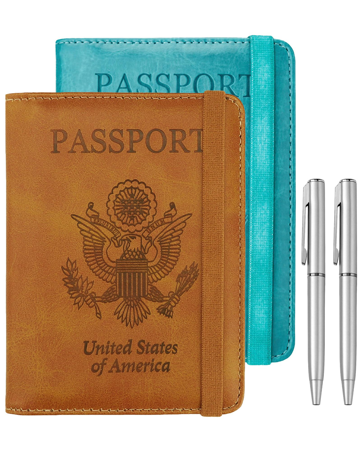 WALNEW Passport Holder for Travel, RFID Passport Wallet, Travel Essentials