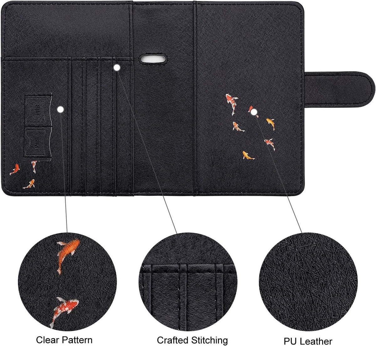 WALNEW Passport Holder for Travel, RFID Passport Wallet, Travel Essentials