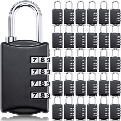 Moxweyeni 20 Pcs 4 Digit Combination Locks Small Combo for Luggage