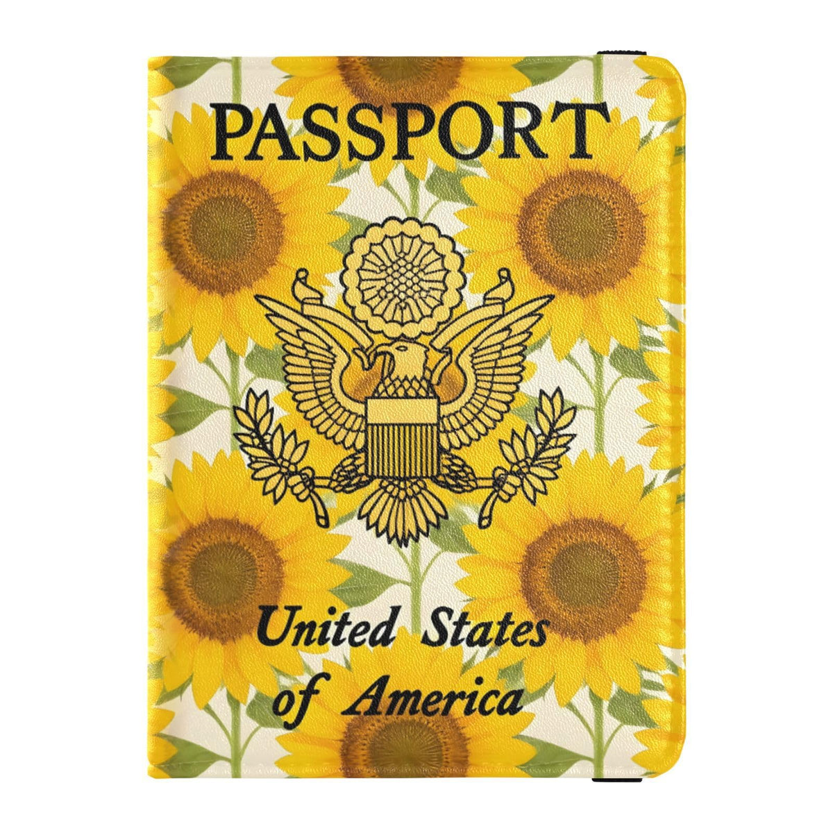 ALAZA Passport Holder, USA Leopard Passport Cover Travel Wallet with Credit Card Slots Rfid Wallet Waterproof Documents Organizer Women Men