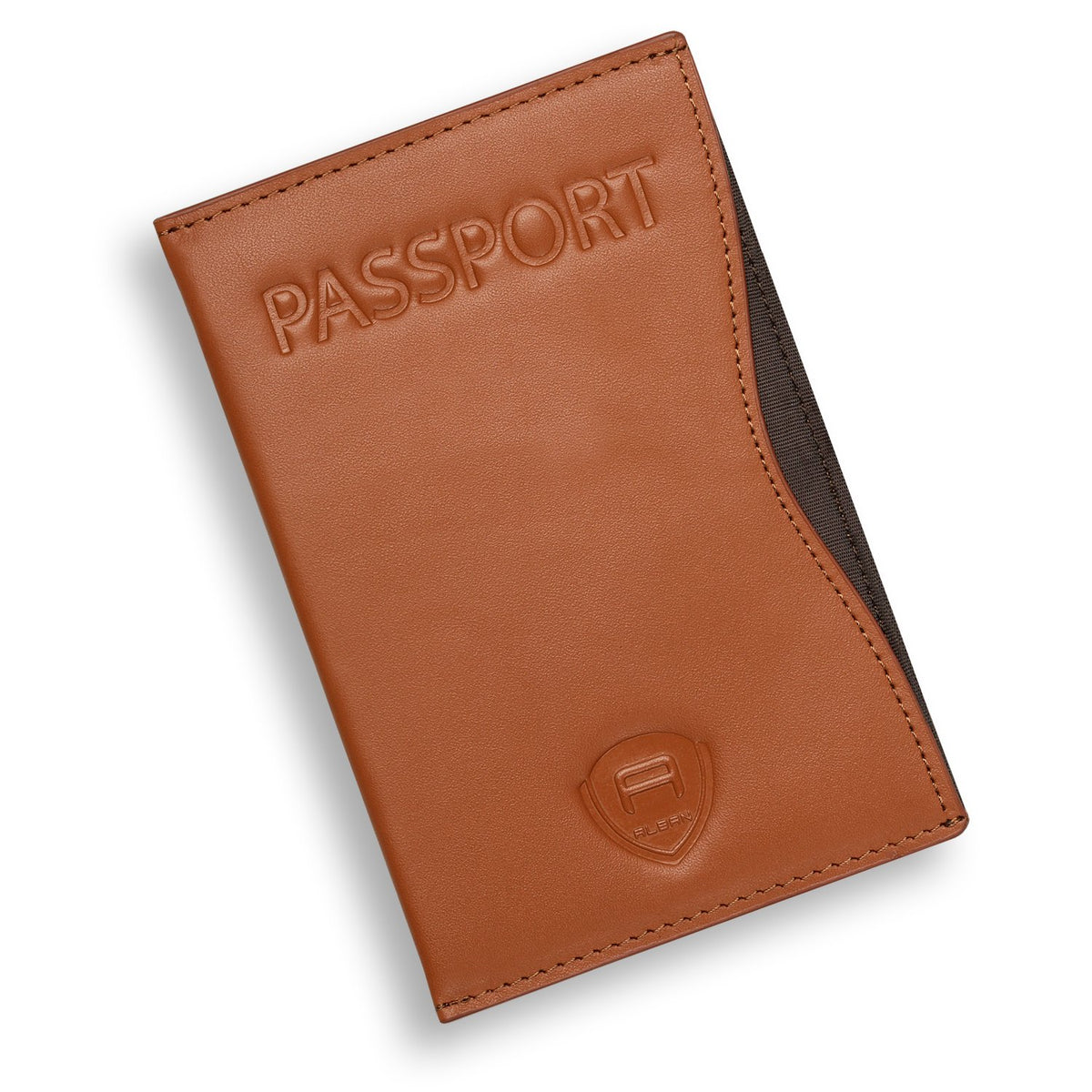 Alban RFID Passport Holder for Women & Men, Genuine Leather Passport Cover