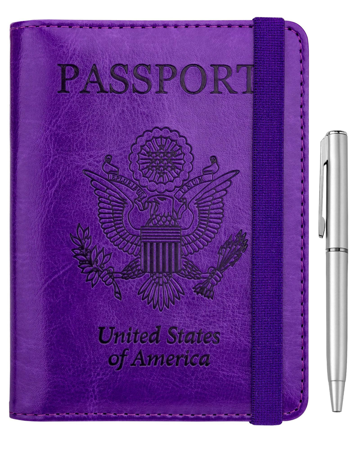 WALNEW Passport Holder for Travel, RFID Passport Wallet, Travel Essentials