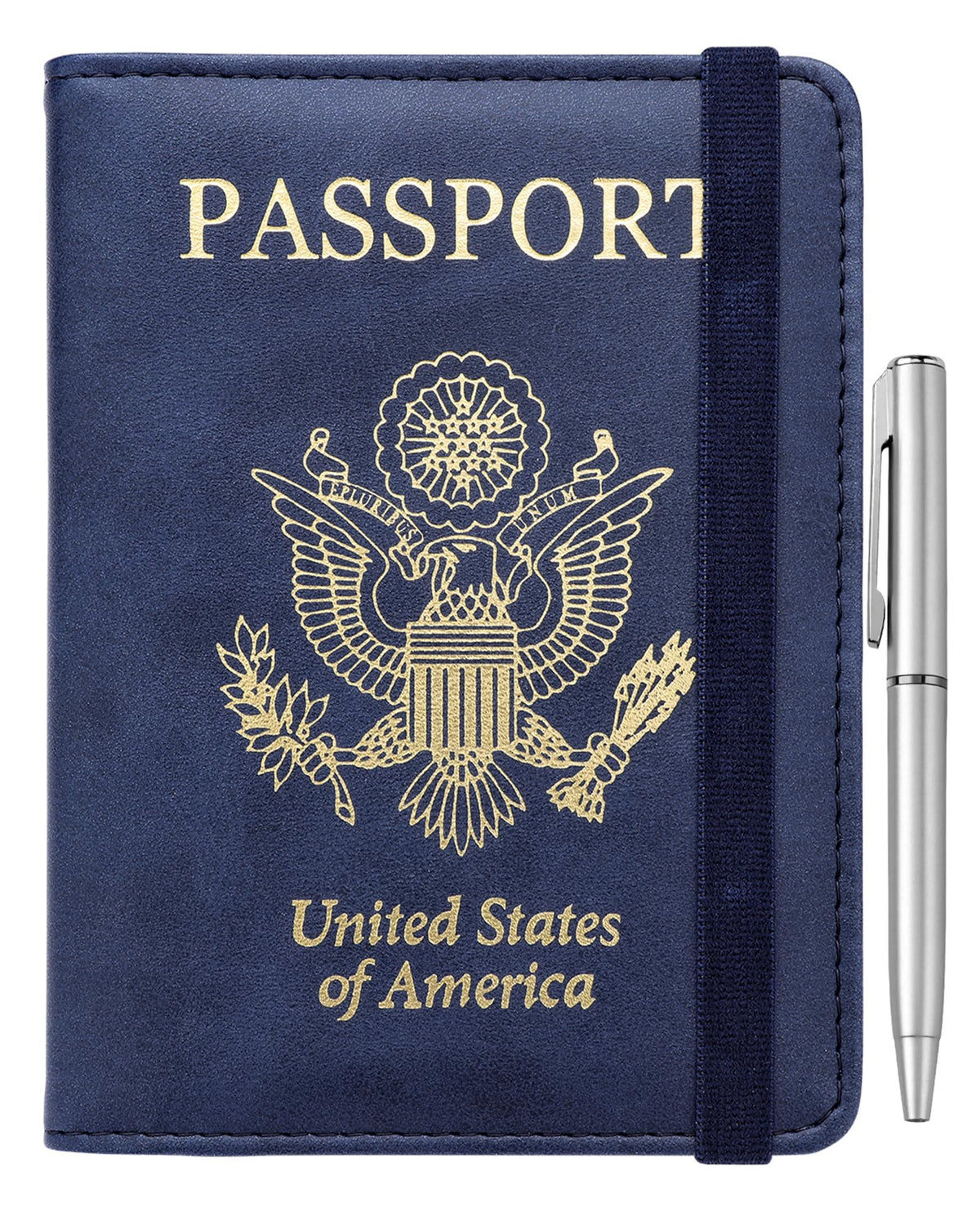 WALNEW Passport Holder for Travel, RFID Passport Wallet, Travel Essentials